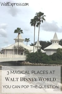 3 Magical Places At Walt Disney World You Can Pop The Big Question