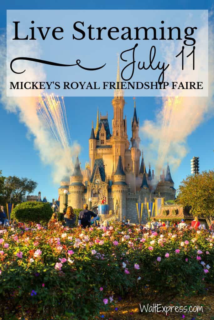 #DisneyParksLIVE Stream/ Mickey’s Royal Friendship Faire