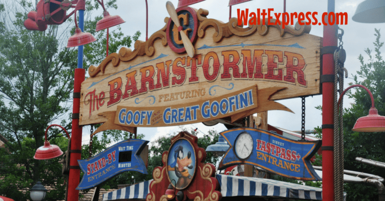 Video: The Barnstormer featuring the Great Goofini a Disney World Review