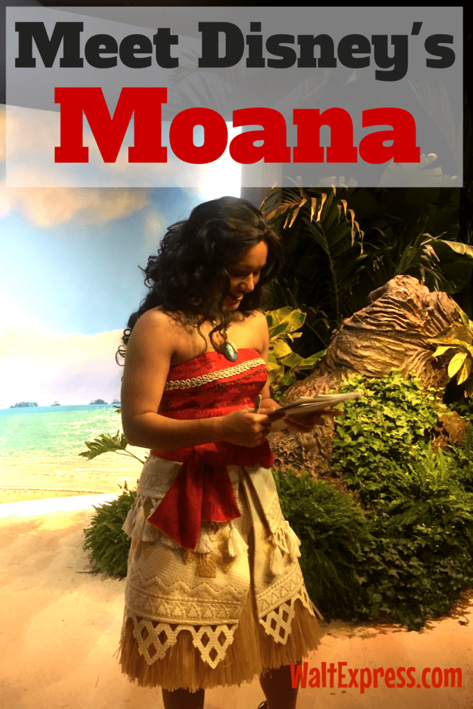 Meeting Disney's Moana: A Disney World Character Meet and Greet