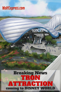 Breaking News: New TRON Attraction Coming To Magic Kingdom Park