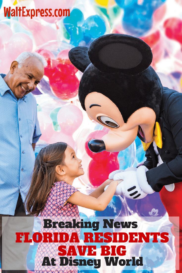 Florida Residents Save BIG On Your Next Disney World Vacation