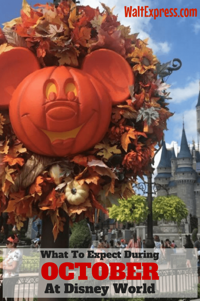 What To Expect In Disney World During The Month Of October
