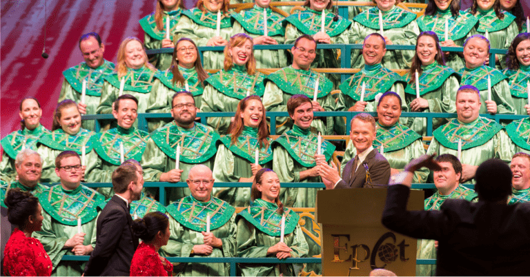 Celebrating Christmas With The Candlelight Processional At Epcot