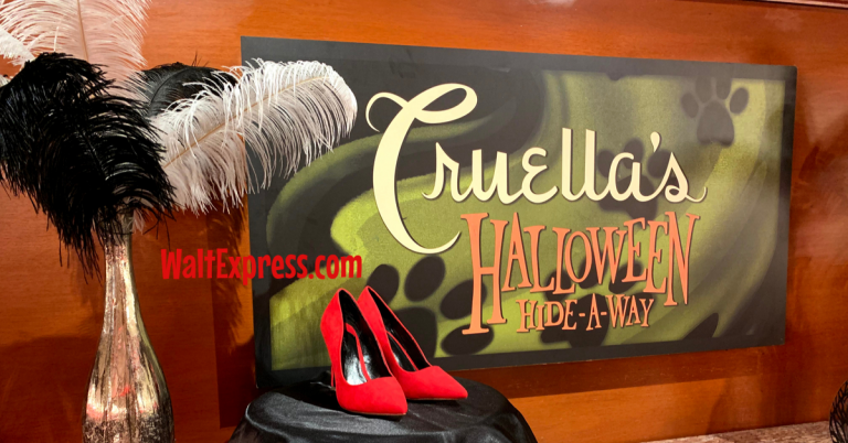 Cruella’s Hide-A-Way At Mickey’s Not So Scary Halloween Party