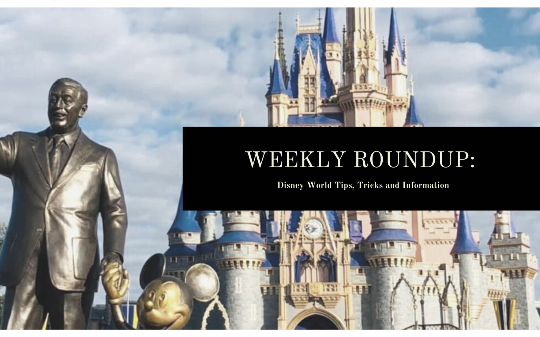 Weekly Roundup: Disney World Tips, Tricks and Information