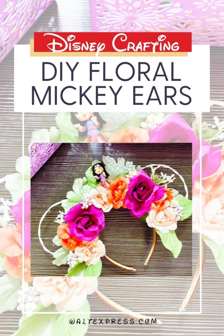 How to Make DIY Disney Floral Ears!
